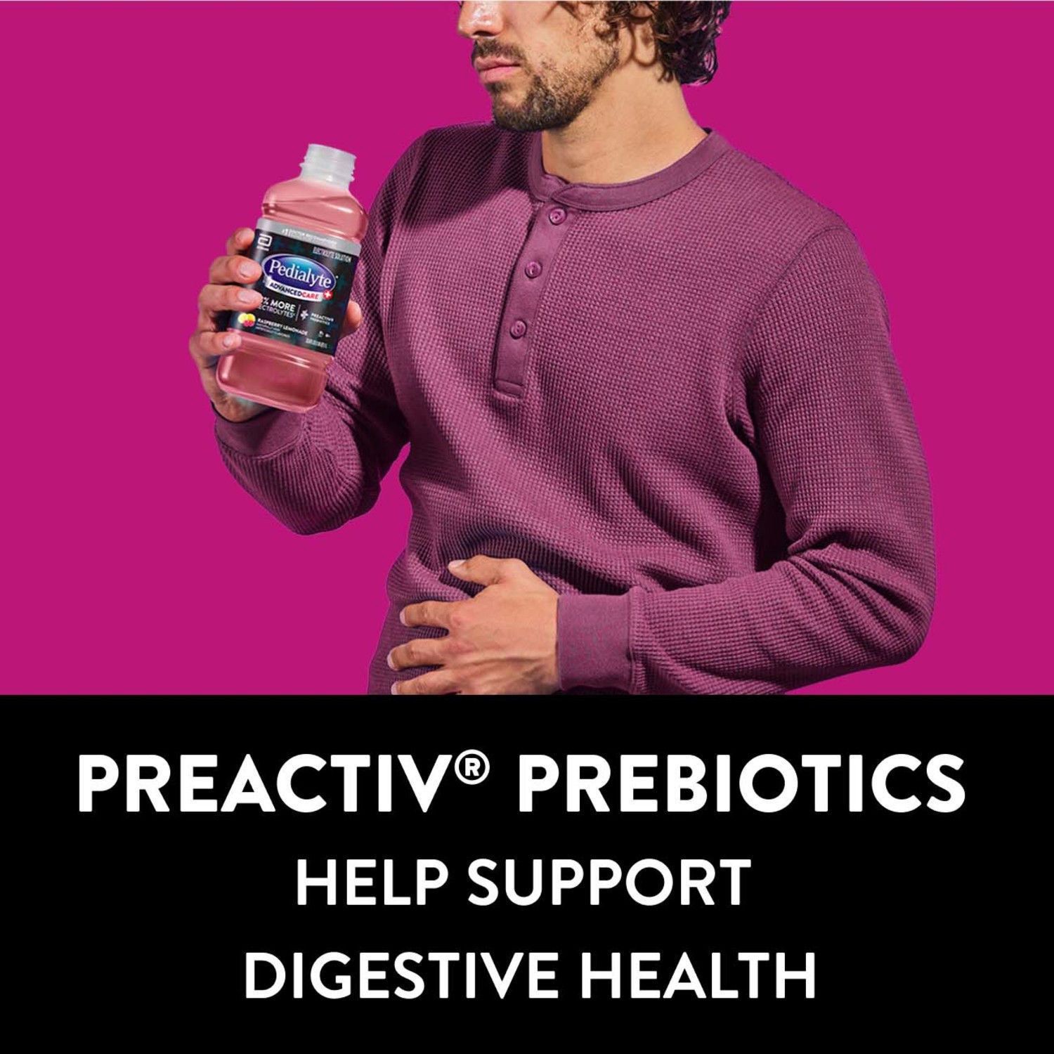 slide 4 of 5, Pedialyte Advanced Care Plus Raspberry Lemonade, 33.8 Oz, 33.8 oz