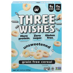 Three Wishes Grain Free Unsweetened Cereal 8.6 oz