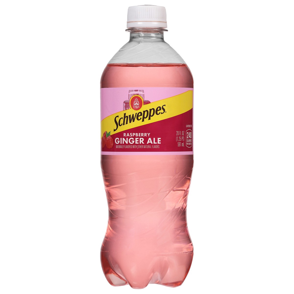 slide 3 of 4, Schweppes Raspberry Ginger Ale 20 fl oz, 20 fl oz