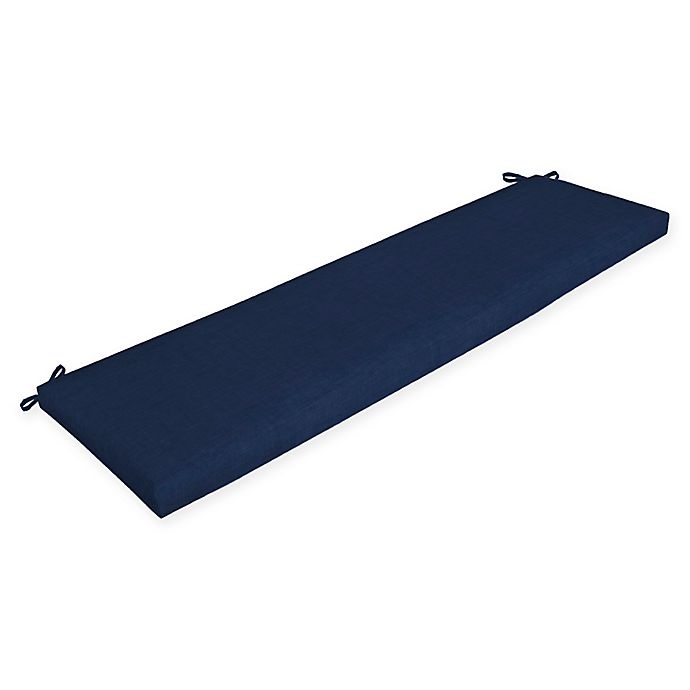 slide 1 of 1, Arden Selections Solid Outdoor Bench Cushion - Sapphire, 1 ct