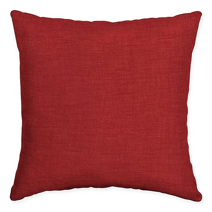 slide 2 of 2, Arden Selections Leala Square Outdoor Throw Pillows - Red, 2 ct