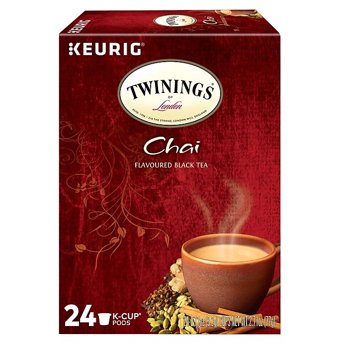 slide 2 of 3, Twinings of London Chai Black Tea Keurig K-Cup Pack, 24 ct