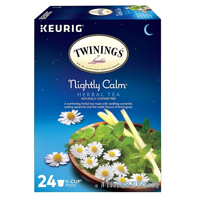 slide 2 of 3, Twinings of London Nightly Calm Herbal Tea Keurig K-Cup Pack, 24 ct