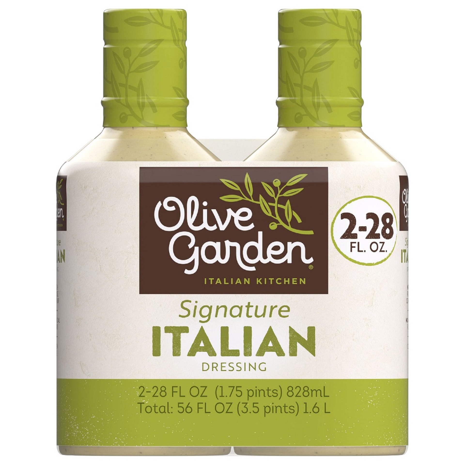 slide 1 of 1, Olive Garden Signature Italian Dressing, 28 fl oz, 2 count, 