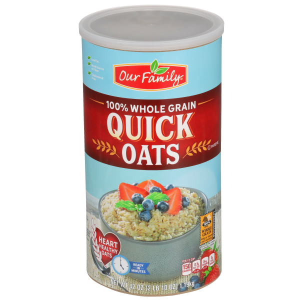 Our Family Quick Oats 42 oz Shipt