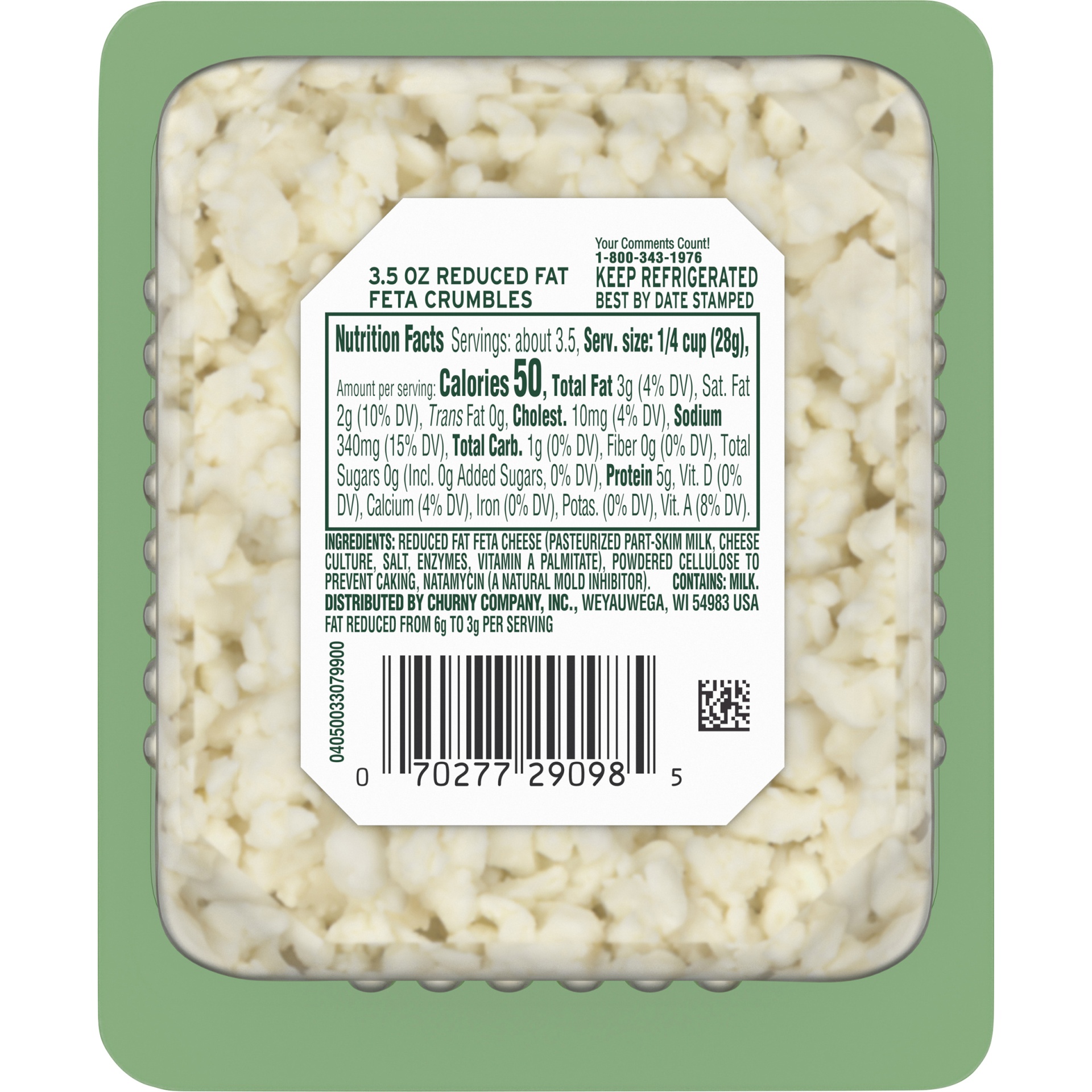 slide 4 of 6, Athenos Reduced Fat Crumbled Traditional Feta Cheese, 3.5 oz