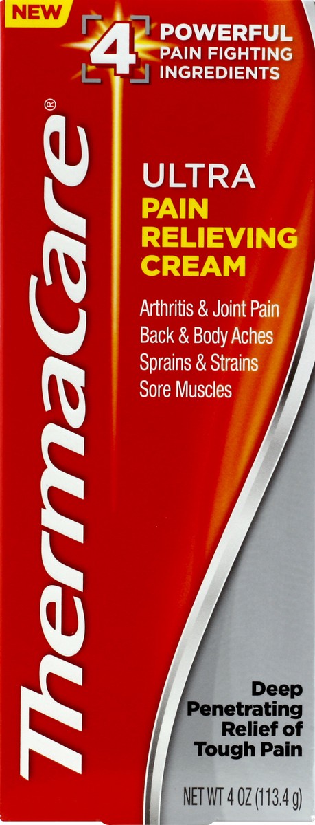 slide 5 of 6, ThermaCare Ultra Pain Relieving Cream, 4 oz