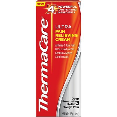 slide 1 of 6, ThermaCare Ultra Pain Relieving Cream, 4 oz