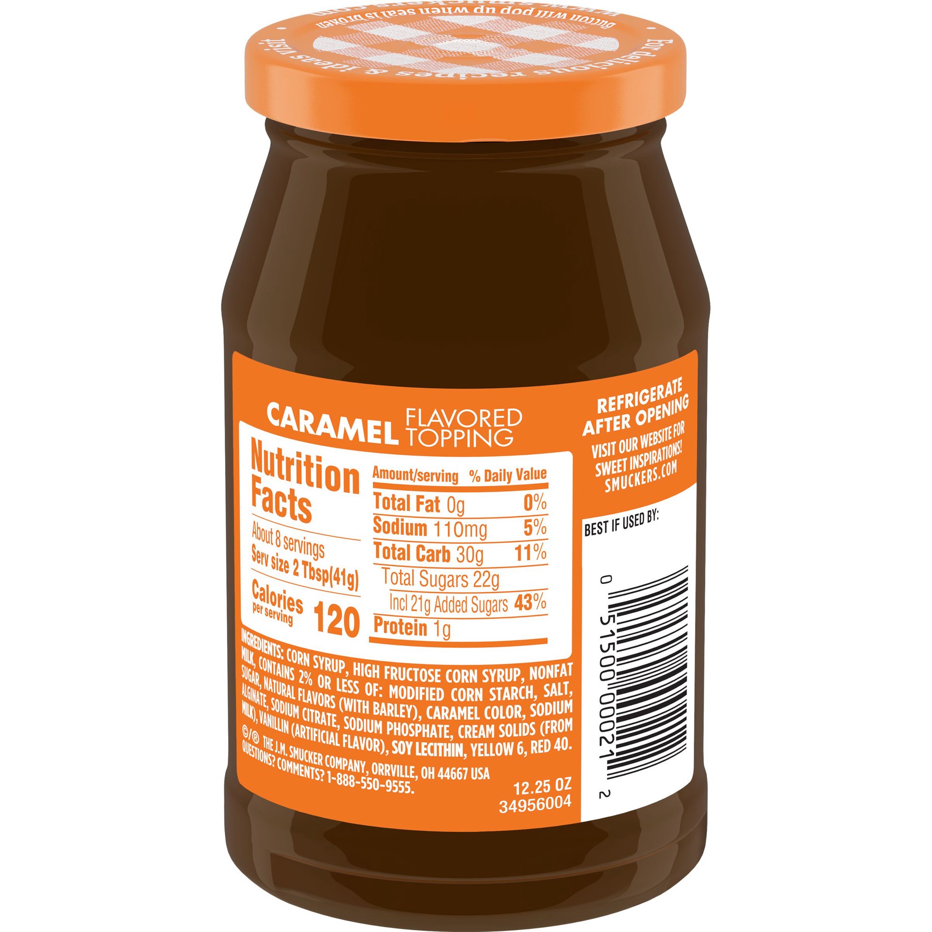slide 6 of 6, Smucker's Caramel Topping, 12.25 Ounces, 12.25 oz