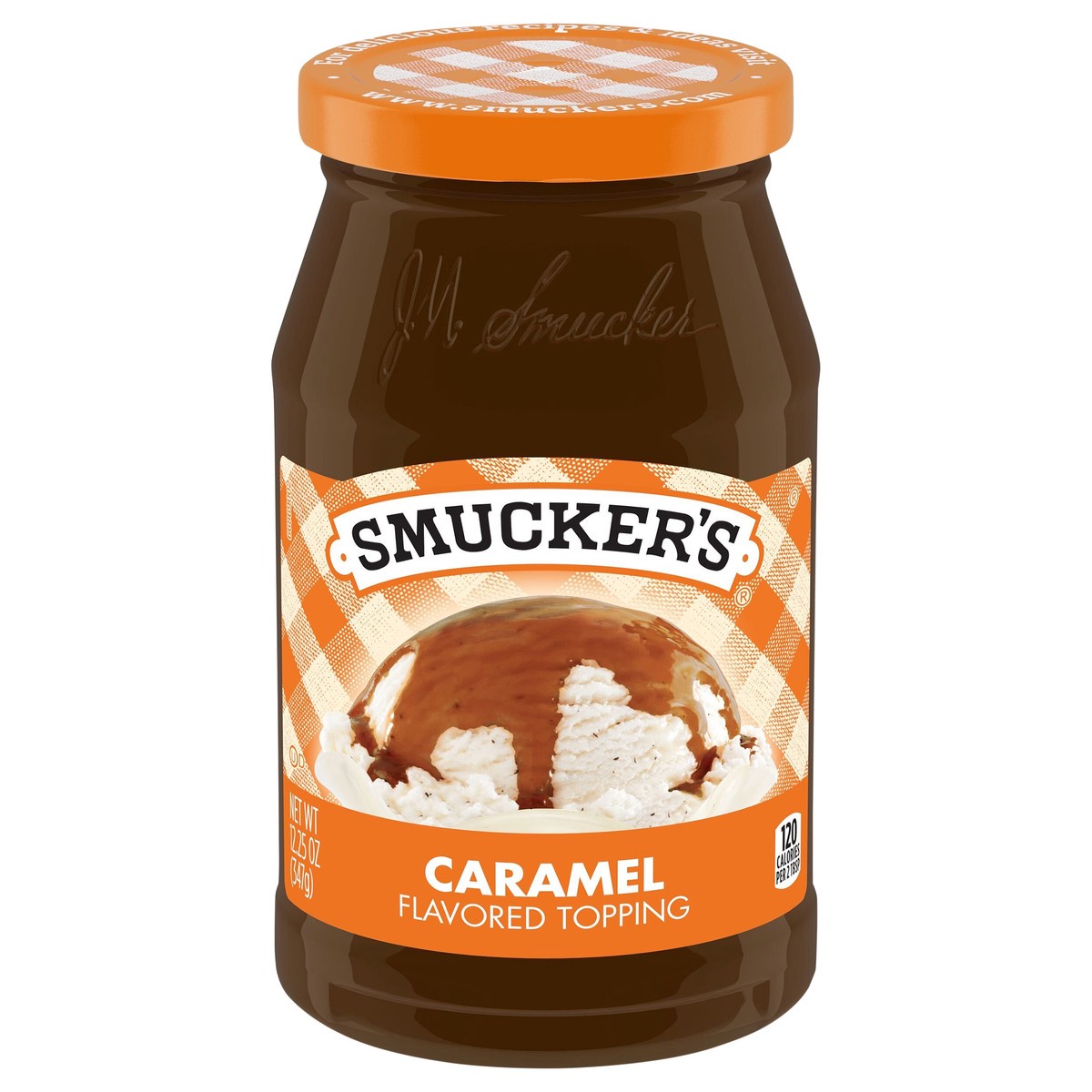 slide 1 of 6, Smucker's Caramel Topping, 12.25 Ounces, 12.25 oz