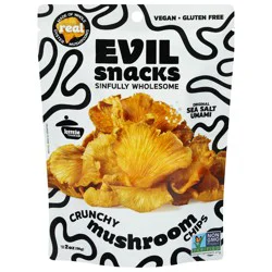 Evil Snacks Crunchy Shroom Original Flavor Mushroom Chips 2 oz