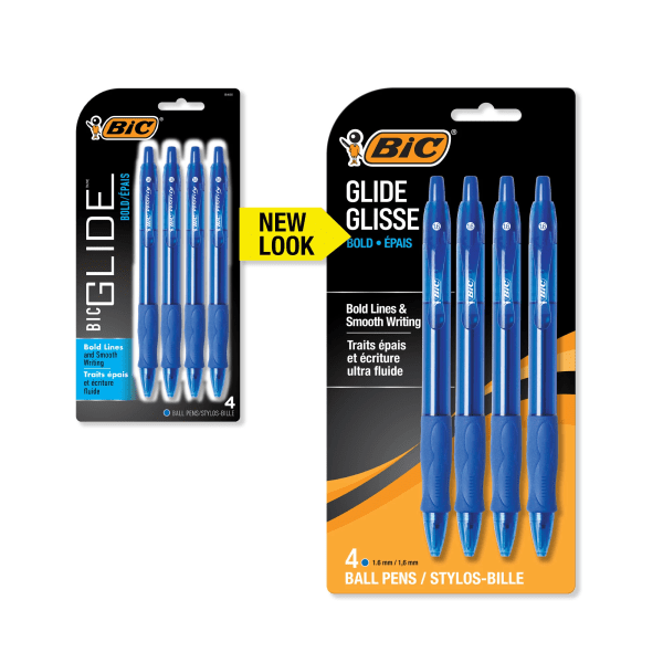 slide 2 of 4, Bic Atlantis Velocity Bold Blue, 4 ct