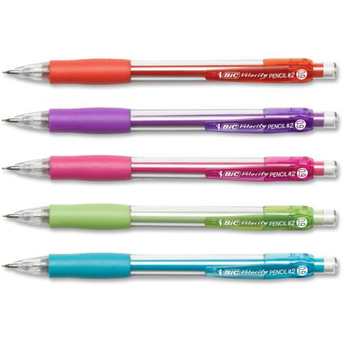 slide 8 of 10, BIC Mechanical Pencil, No. 2, Thick (0.9 mm), 5 ct
