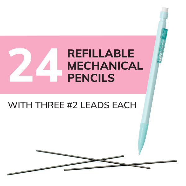 slide 7 of 8, BIC Xtra Smooth Pencil 24Pk, 24 ct