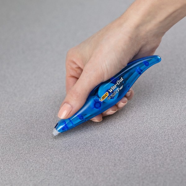 slide 3 of 5, BIC Wite-Out Exact Liner Correction Tape, 1/5'' Line Coverage Of 4, 4 ct
