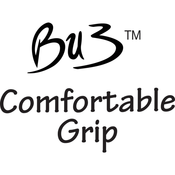 slide 5 of 5, BIC Bu3 Grip Ball Pens - Medium Pen Point - 1 Mm Pen Point Size - Black - Black Barrel - 36 / Box, 1 ct