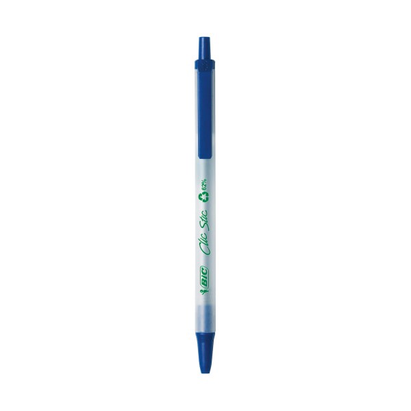 slide 6 of 6, BIC ReVolution Ball Pen Clic Blue, 10 ct