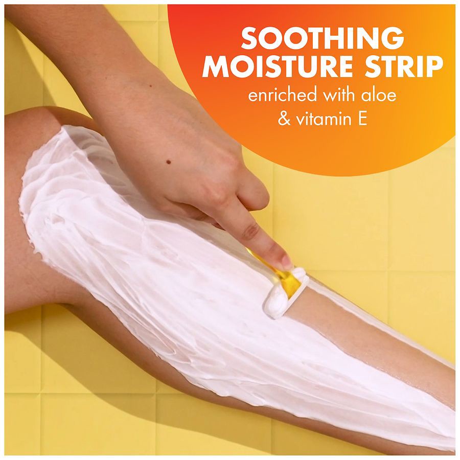 slide 5 of 5, BIC Soleil 3 Blades Smooth Razors 4 ea, 4 ct