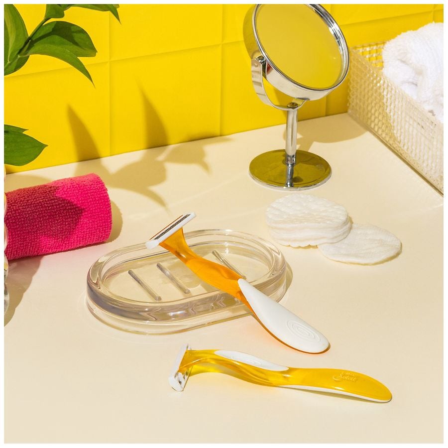 slide 4 of 5, BIC Soleil 3 Blades Smooth Razors 4 ea, 4 ct