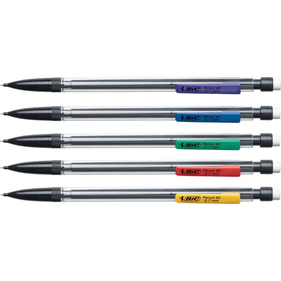 slide 8 of 8, BIC Mechanical Pencils, Medium, 12 ct