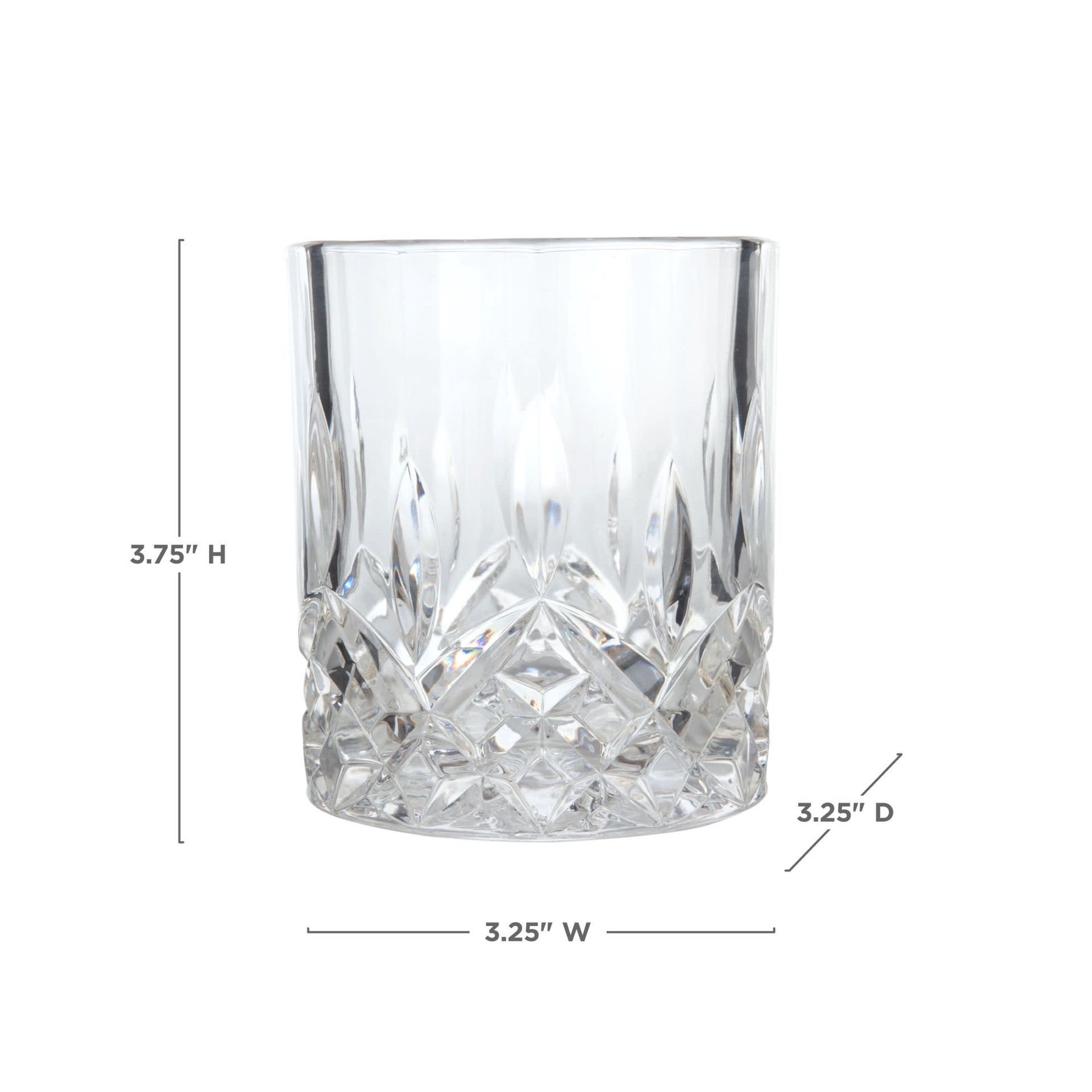 slide 3 of 5, Viski Crystal Tumblers 1 ea, 2 ct