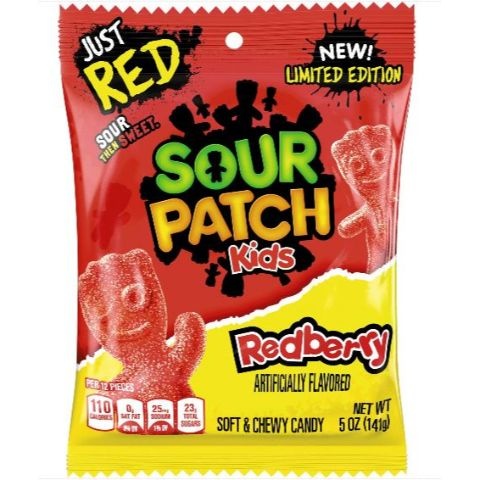 slide 1 of 1, Sour Patch Kids Kids Redberry, 5 oz