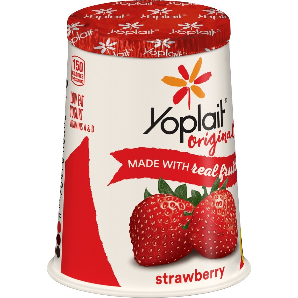 slide 3 of 3, Yoplait Original Strawberry Yogurt - 6oz, 6 oz