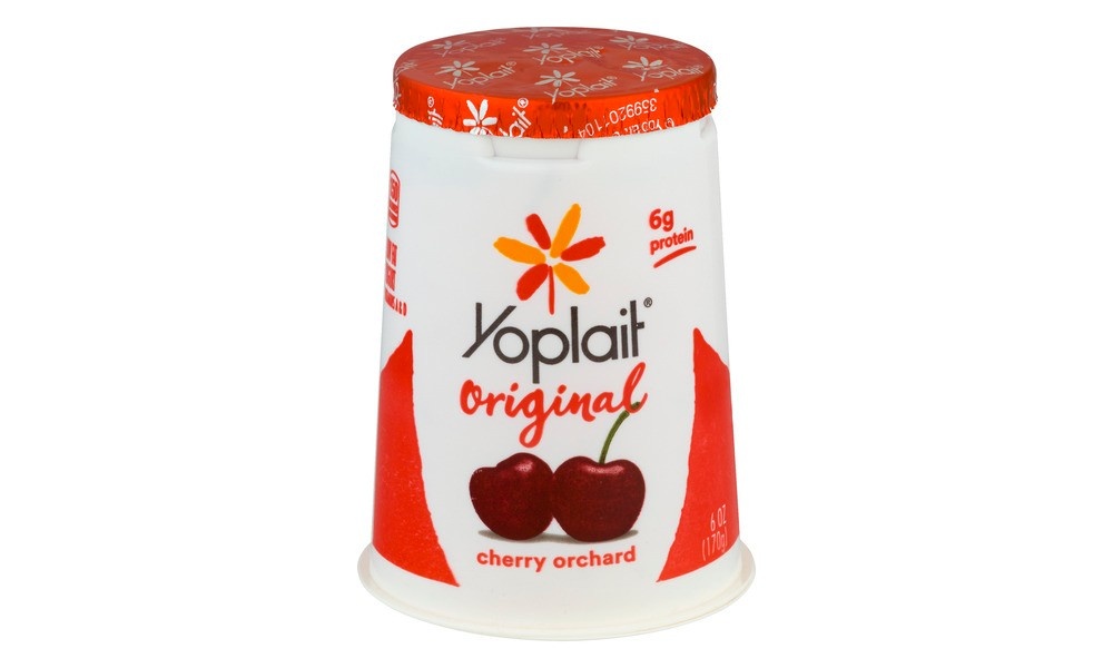 slide 4 of 5, Yoplait Original Cherry Orchard Yogurt, 6 oz