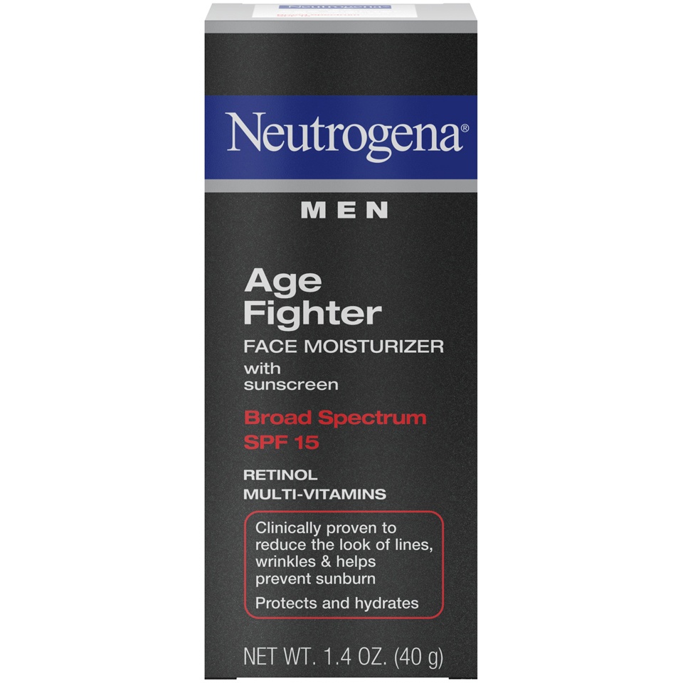 slide 1 of 11, Neutrogena Men's Anti-Wrinkle Age Fighter Moisturizer - SPF, 15 x 1.4 oz