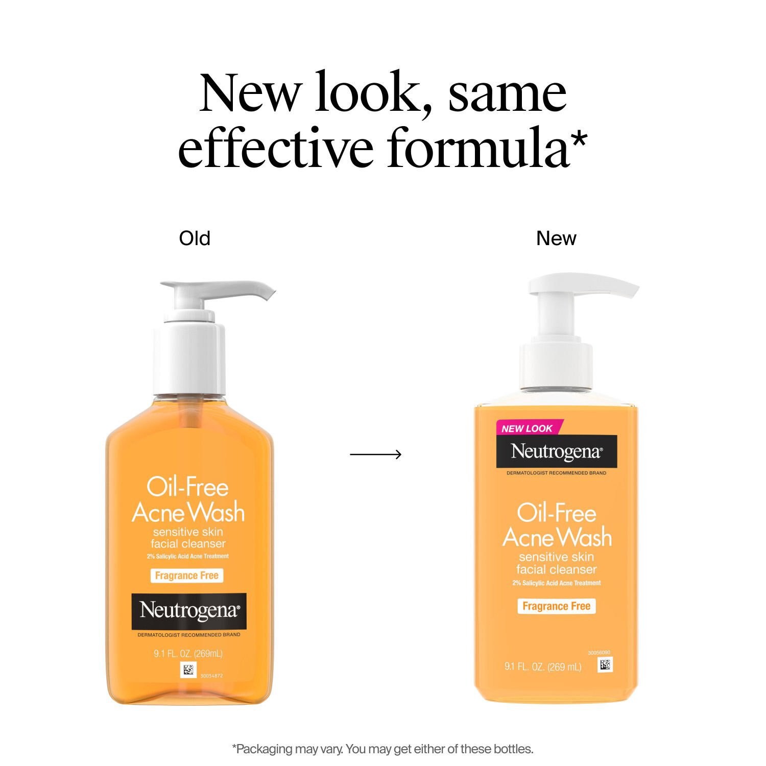 slide 3 of 7, Neutrogena Oil Free Acne Wash, Fragrance Free 9.1Oz, 9.1 oz
