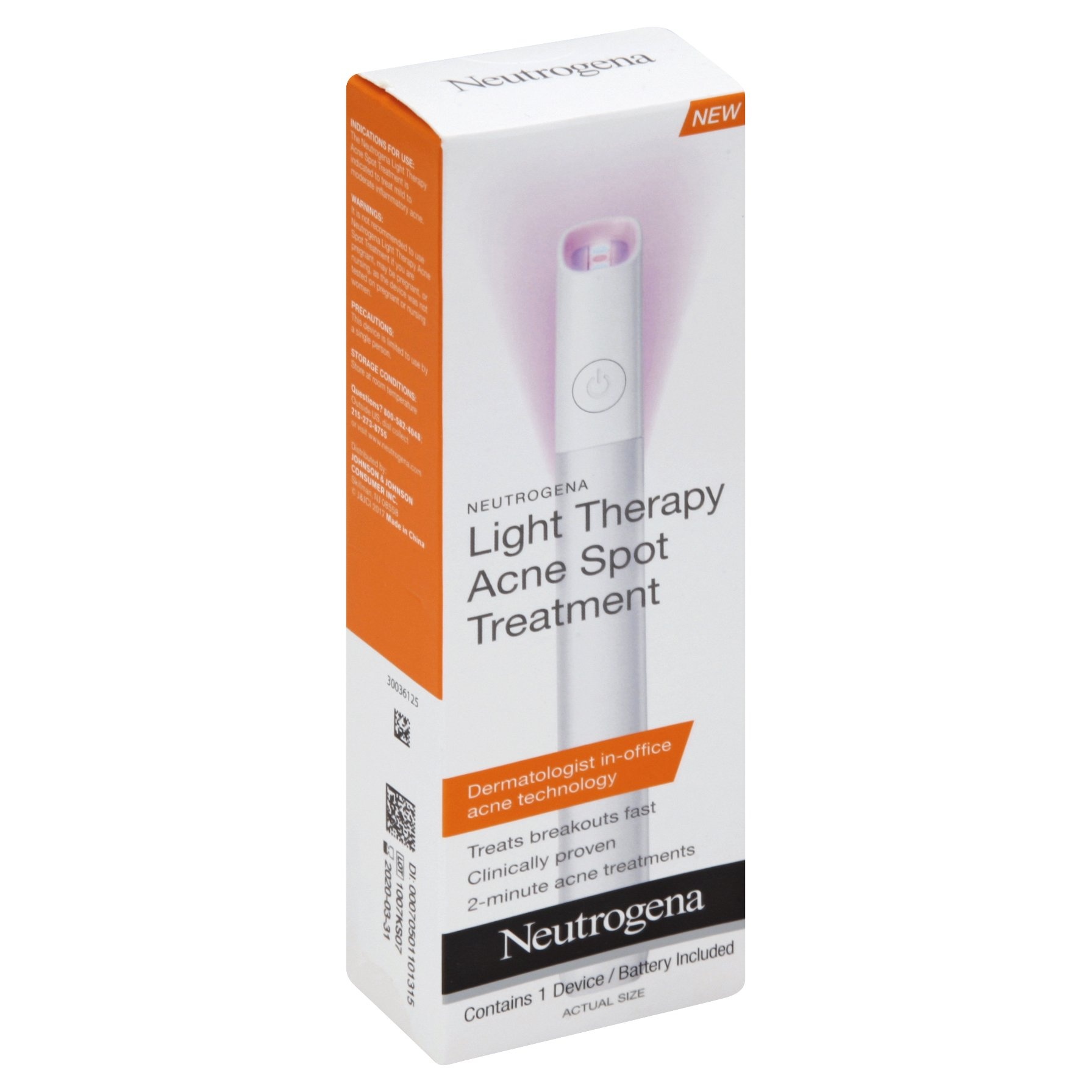 slide 1 of 6, Neutrogena Light Therapy Acne Spot Treatment, 1 ct