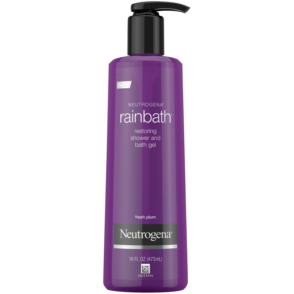 slide 1 of 6, Neutrogena Rainbath Fresh Plum Restoring Shower And Bath Gel, 16 fl oz