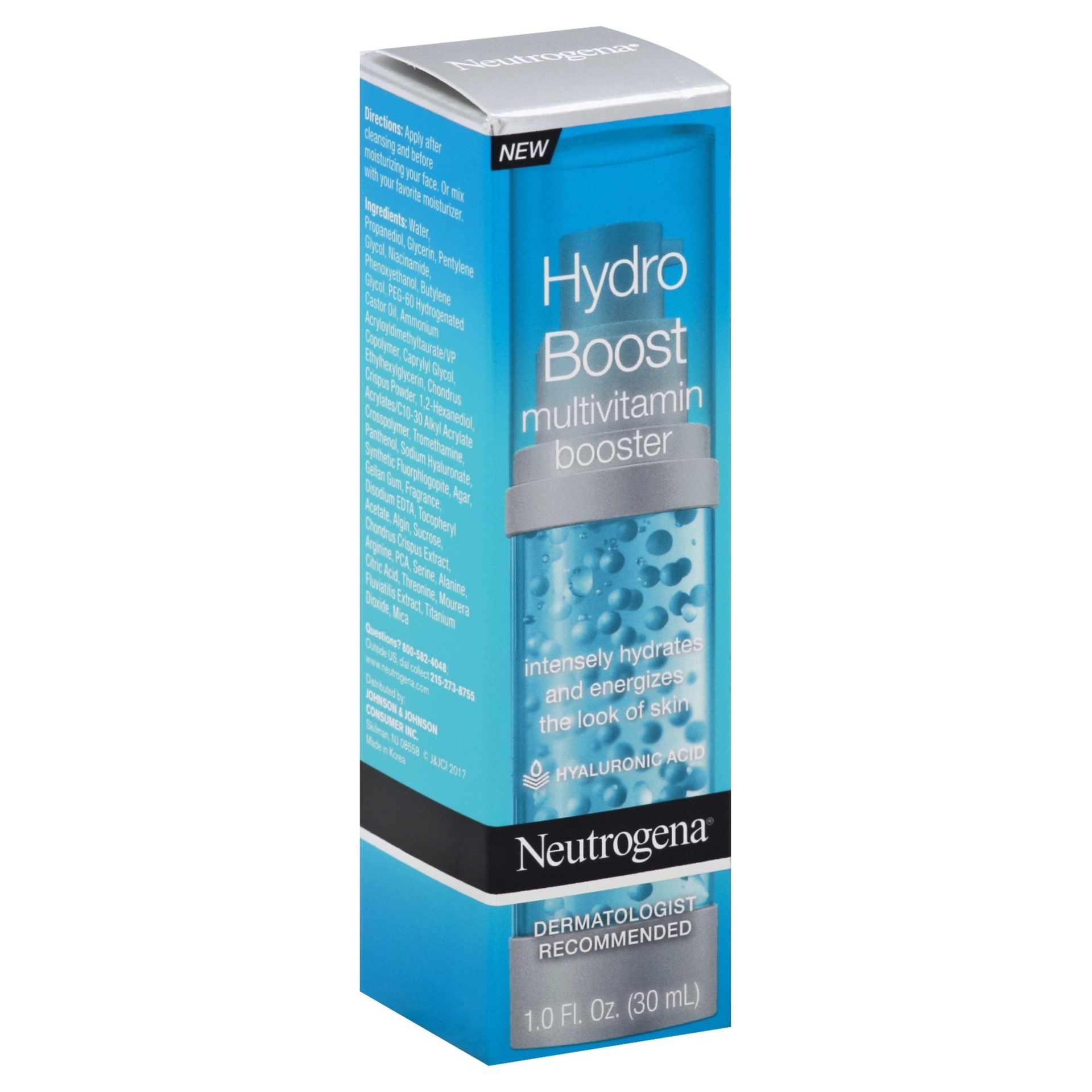 slide 1 of 6, Neutrogena Hydro Boost Hydrating Face Serum With Vitamin E, 1 fl oz