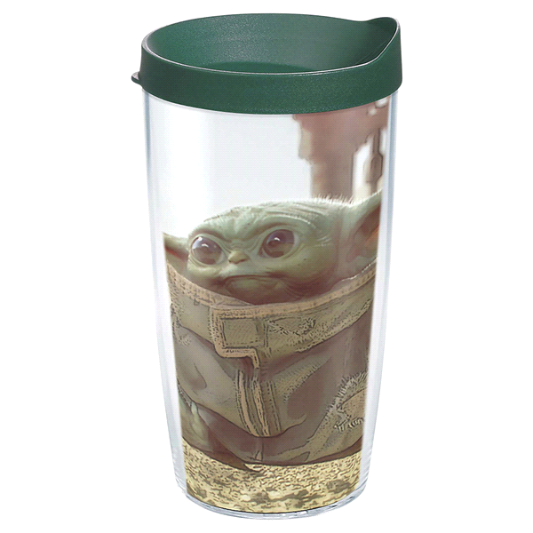 slide 1 of 1, Tervis Mandalorian The Child Tumbler with Travel Lid, 16 oz