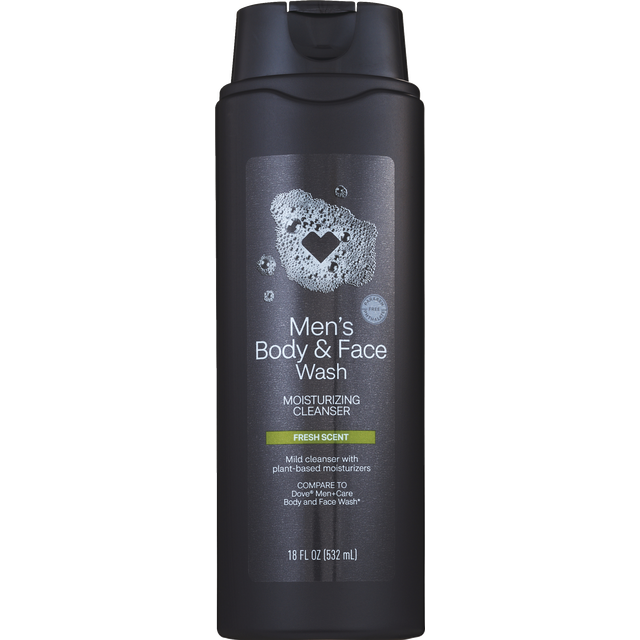 slide 1 of 1, CVS Bb Men's Bdy Face Wash Frsh, 18 oz