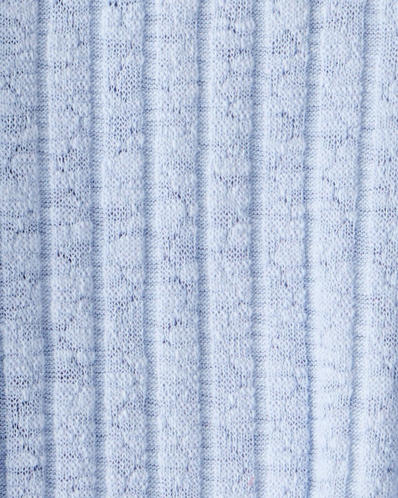 slide 2 of 2, Oshkosh Girls Cinched Rib Top - Blue Blue 8, 1 ct