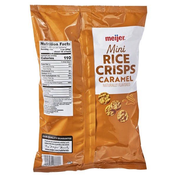 slide 4 of 9, Meijer Caramel Rice Crisps, 7.04 oz