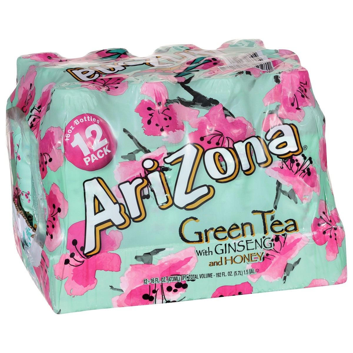 slide 4 of 4, AriZona Green Tea with Ginseng and Honey 12 - 16 fl oz Bottles, 12 ct