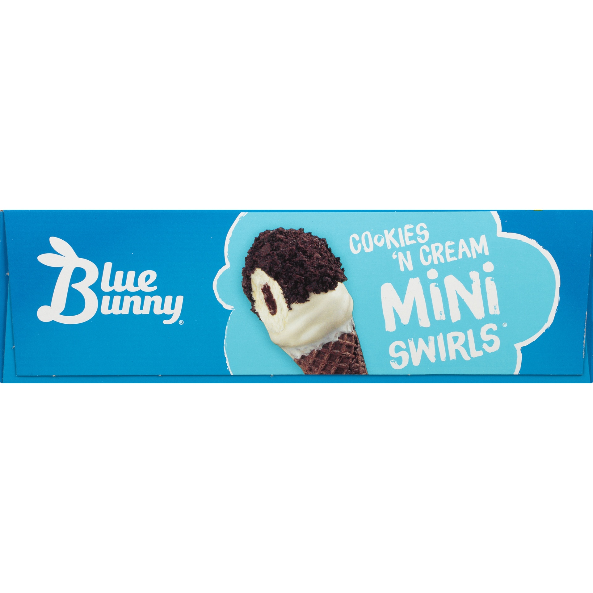 slide 5 of 8, Blue Bunny Cookies'N Cream Cones, 2.3 fl oz