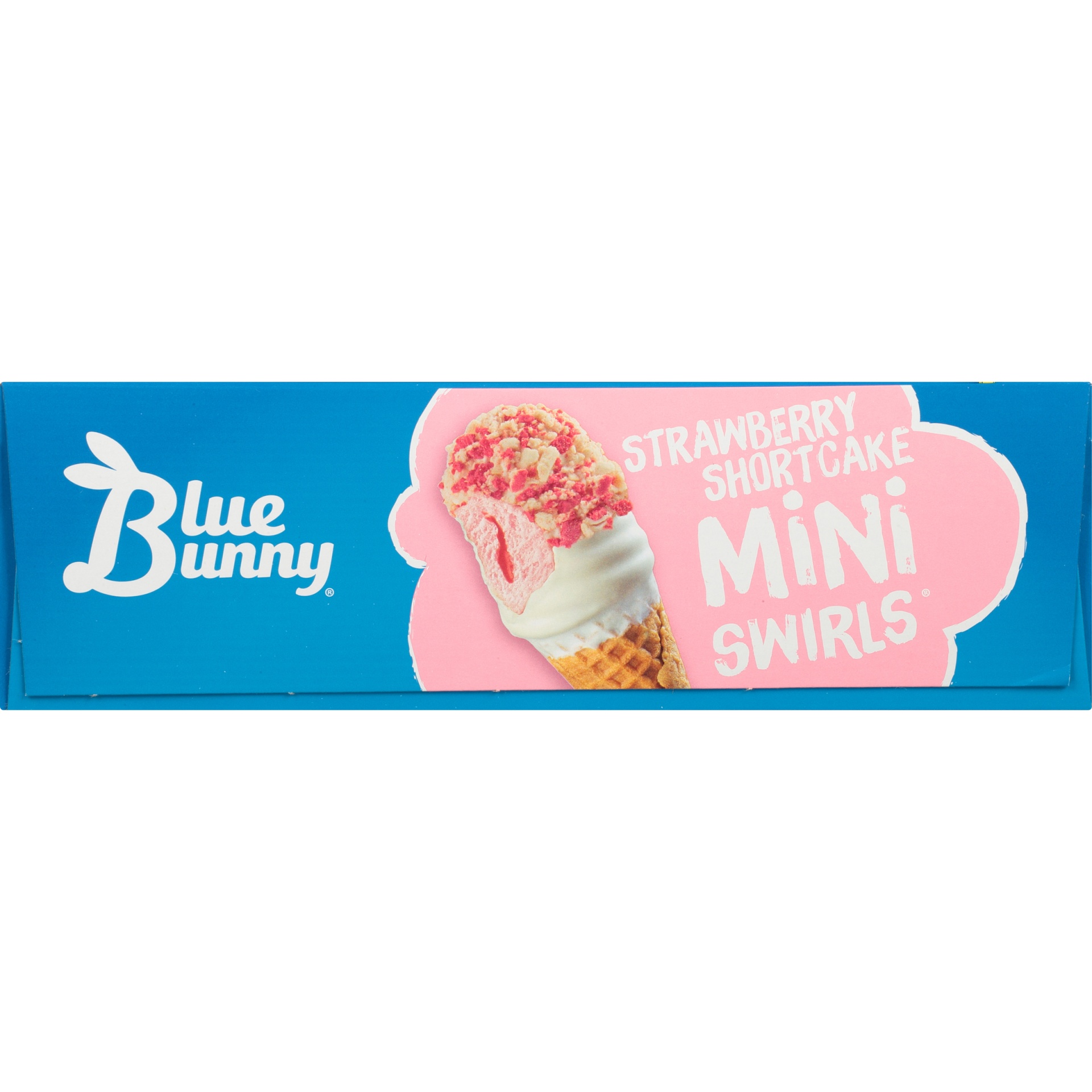 slide 5 of 8, Blue Bunny Frozen Strawberry Shortcake Mini Swirls - 18.4oz/8ct, 18.4 fl oz