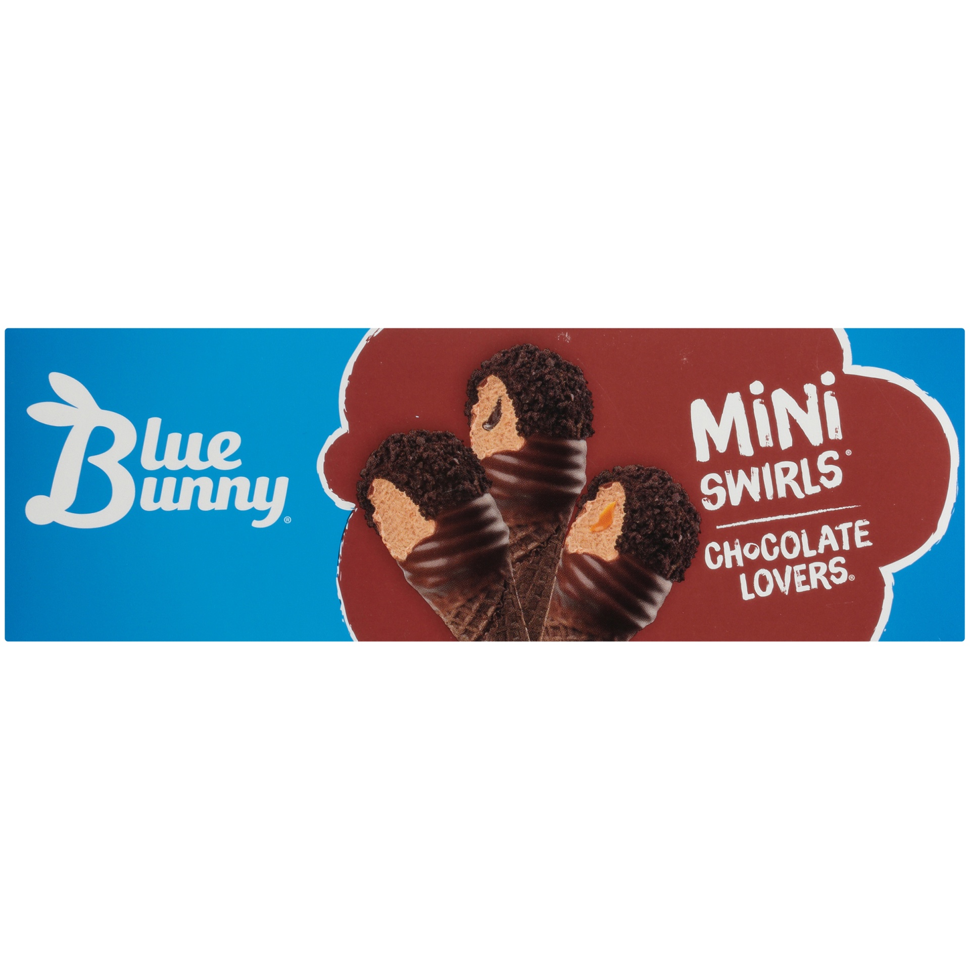slide 6 of 6, Blue Bunny Chocolate Lovers Cones, 2.3 fl oz