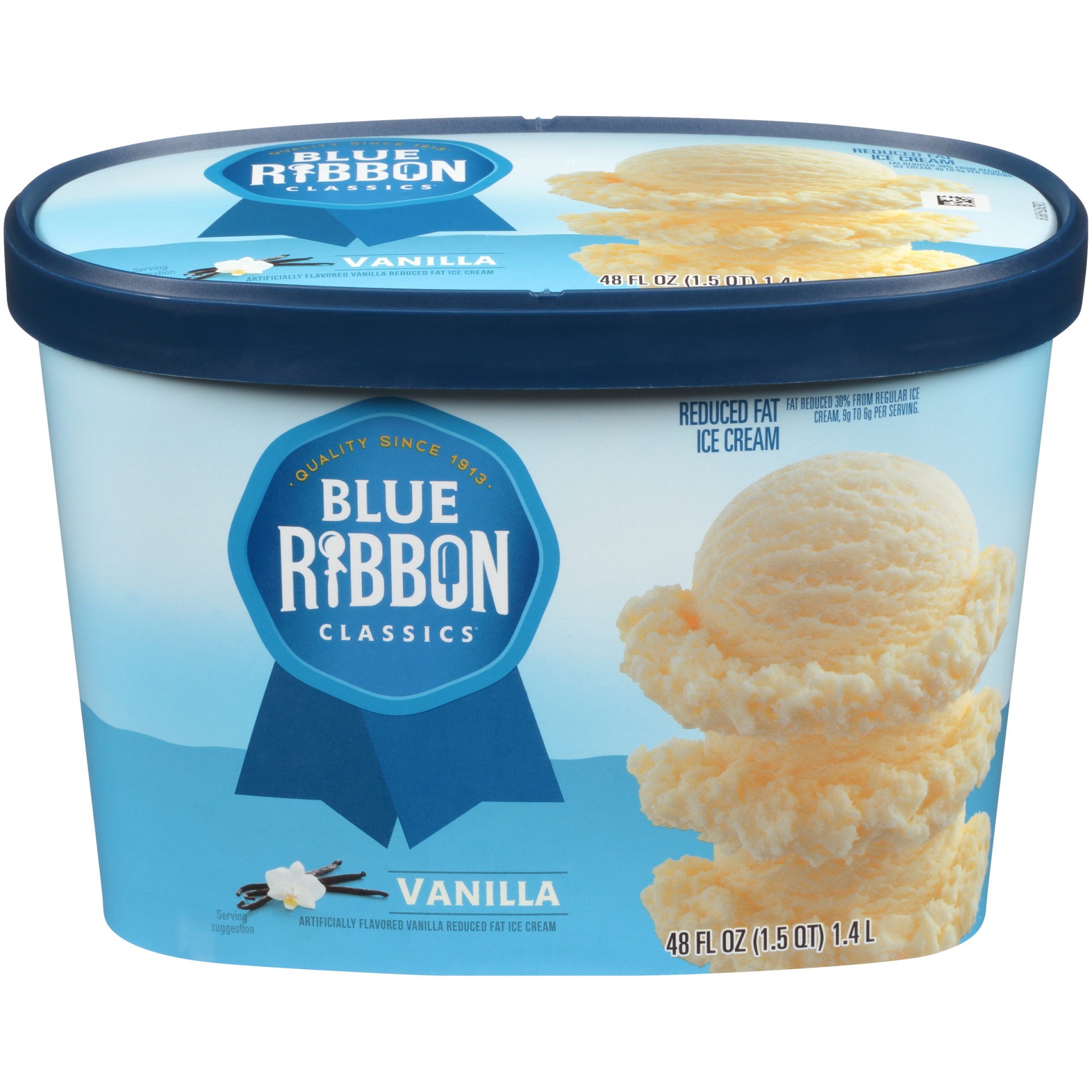 slide 5 of 7, Blue Ribbon Classics Blue Ribbon Classic Vanilla Ice Cream, 48 oz