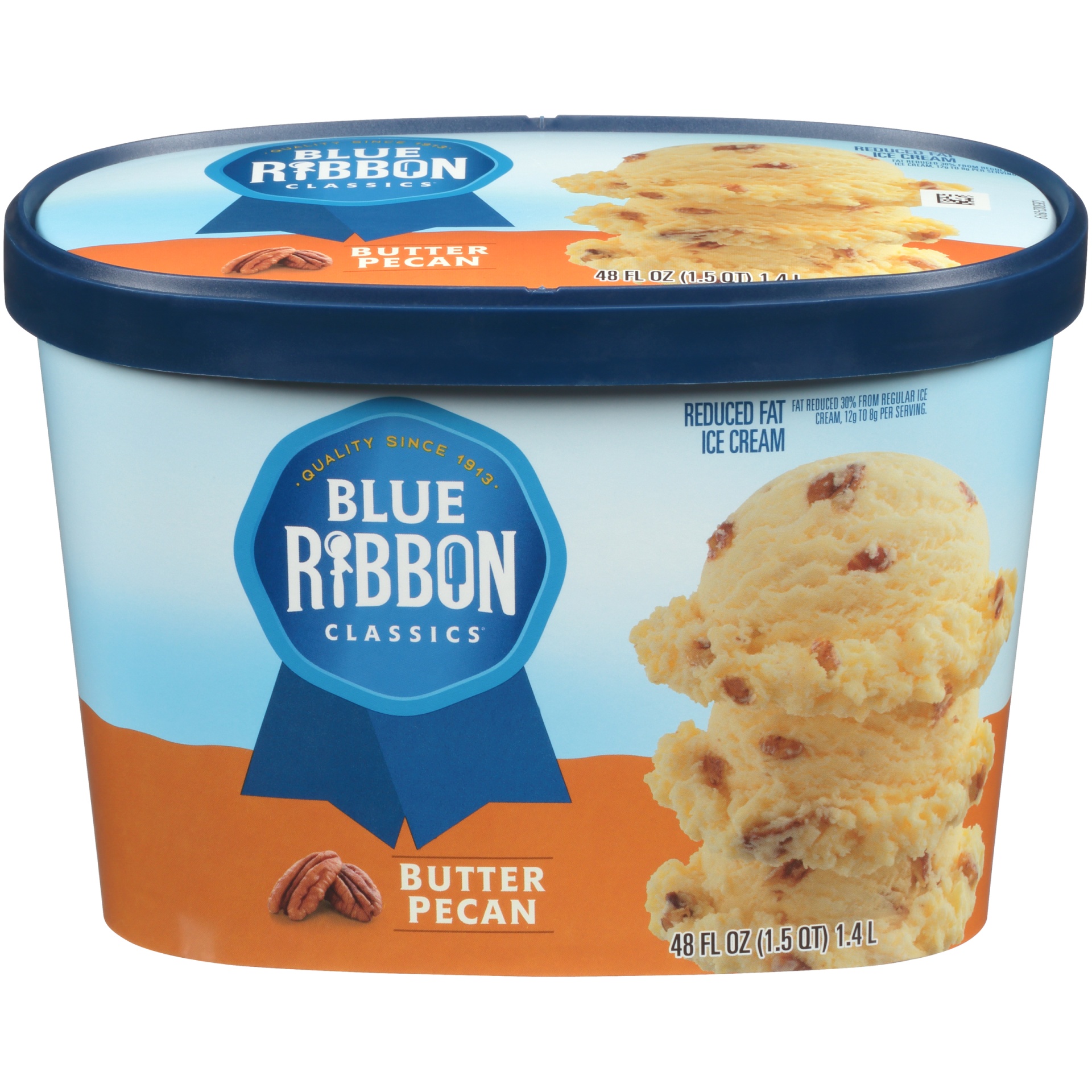 slide 5 of 7, Blue Ribbon Classics Butter Pecan Frozen Dessert, 48 fl oz, 48 oz