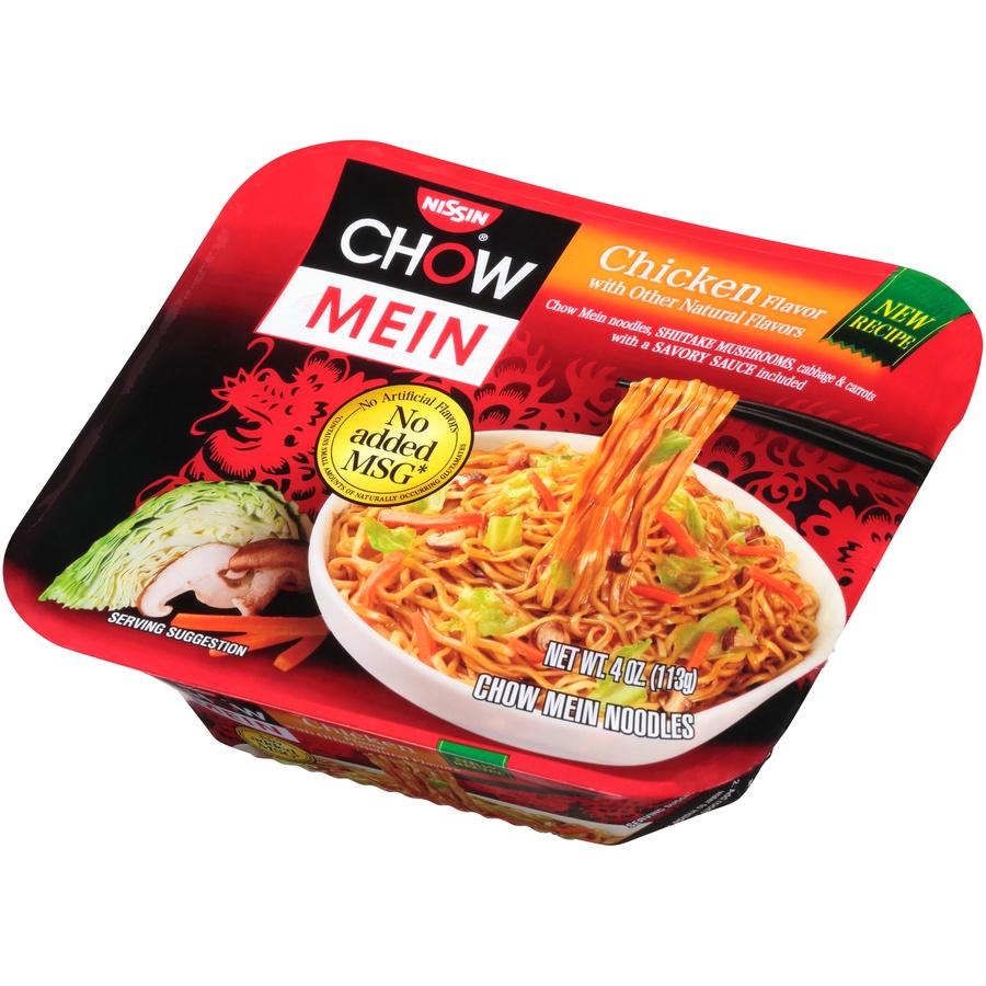 slide 4 of 8, Chow Mein Chicken Flavor Chow Mein Noodles 4.0 oz, 4 oz