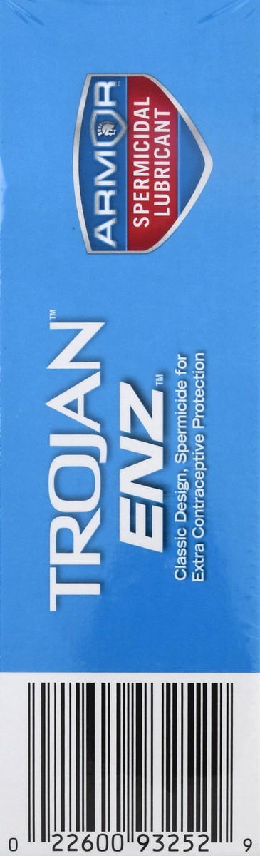 slide 10 of 11, Trojan ENZ Armor Spermicidal Lubricated Condoms - 12 Count, 12 ct