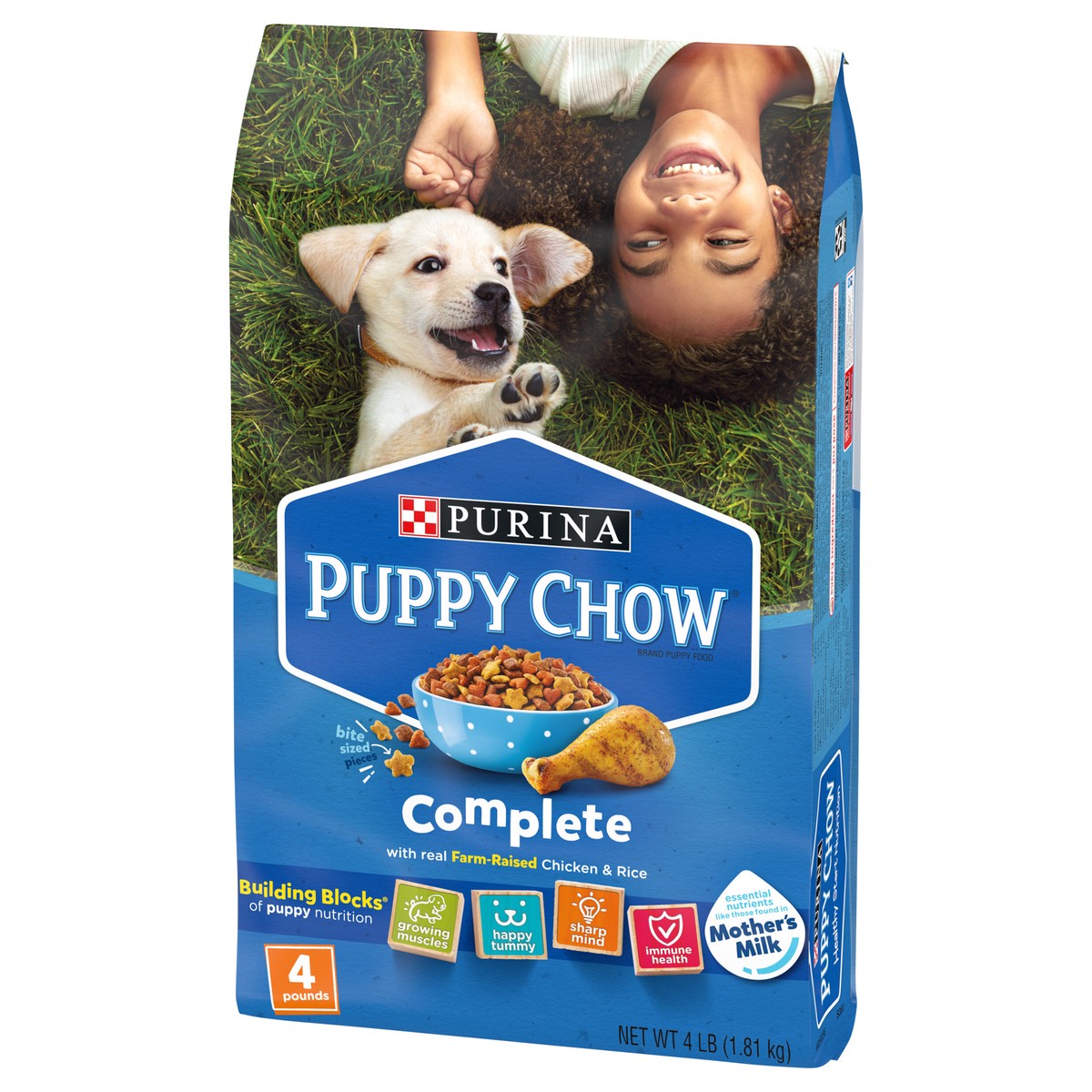 slide 7 of 10, Puppy Chow Purina Puppy Chow High Protein Dry Puppy Food, Complete With Real Chicken, 4 lb