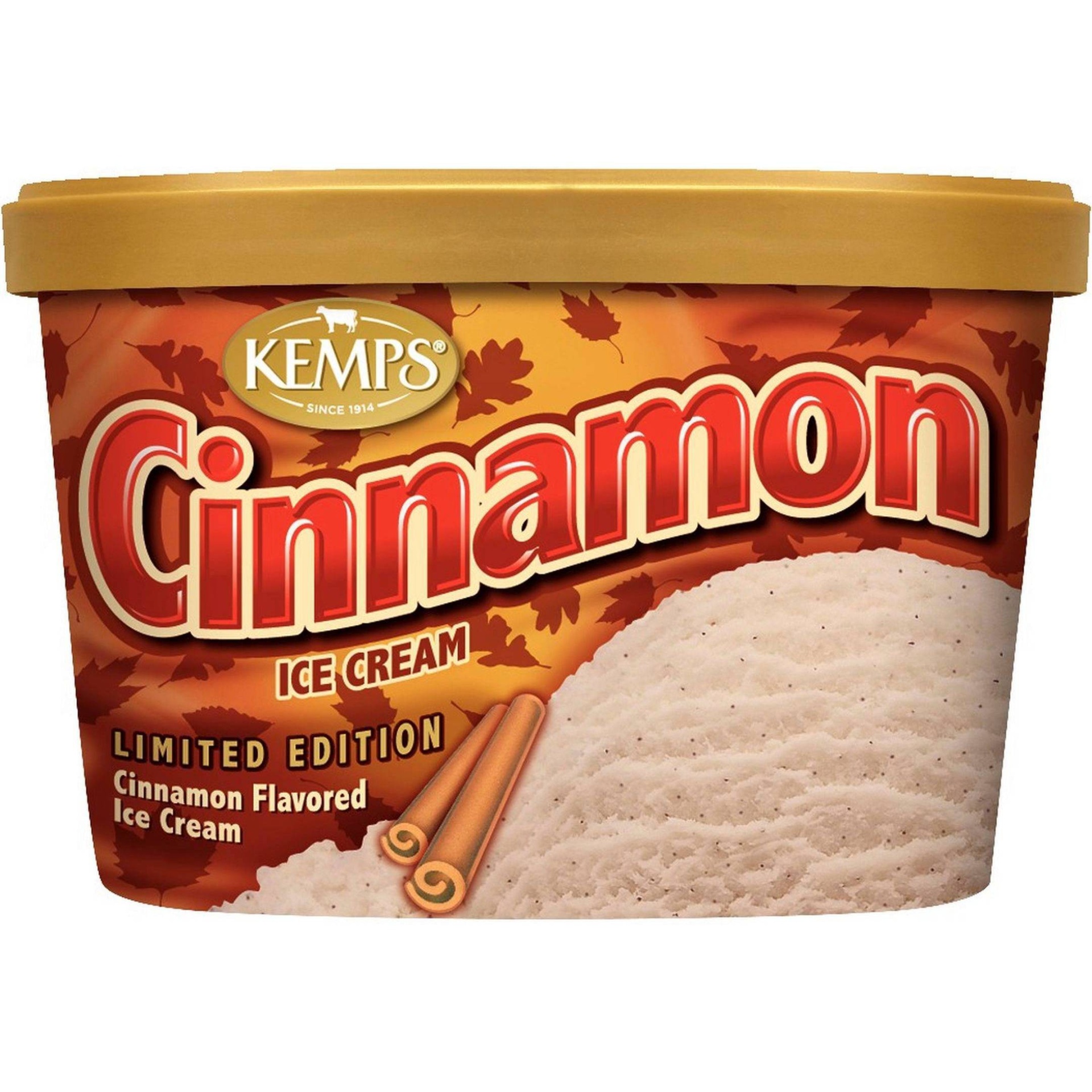 slide 1 of 3, Kemps Cinnamon Ice Cream - 48oz, 48 oz