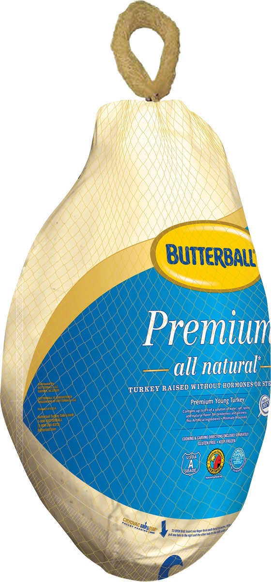 slide 6 of 9, Butterball Frozen Premium Young Turkey, 1 ct