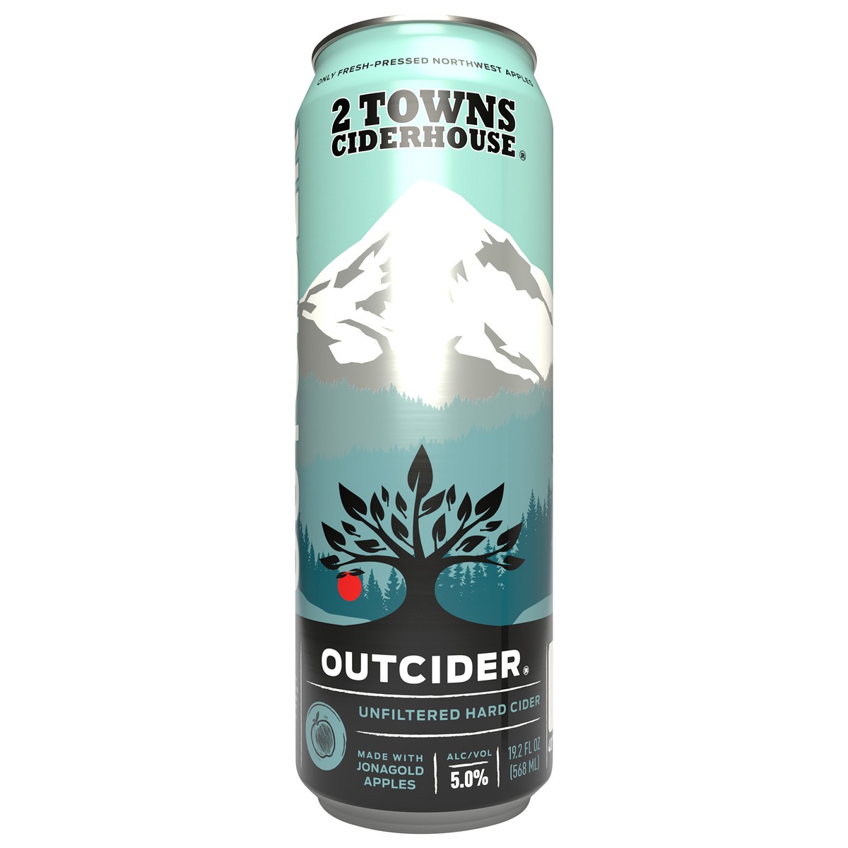 slide 2 of 9, 2 Town Ciderhouse Hard Cider, Apple, Unfiltered, Apple, 