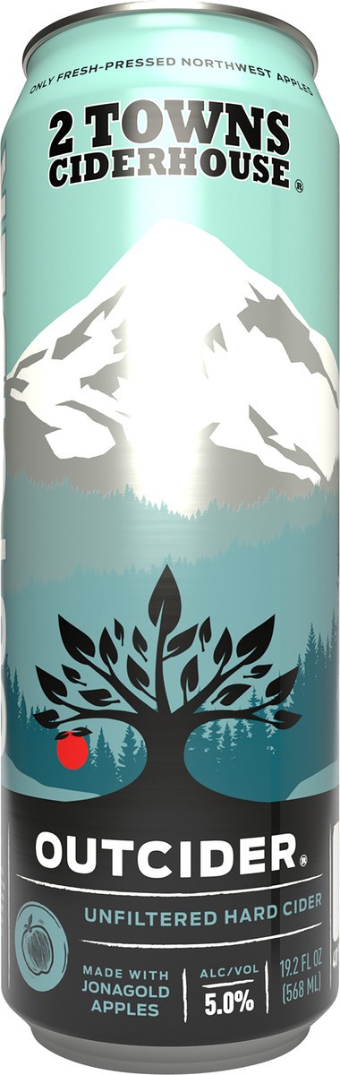 slide 6 of 9, 2 Town Ciderhouse Hard Cider, Apple, Unfiltered, Apple, 